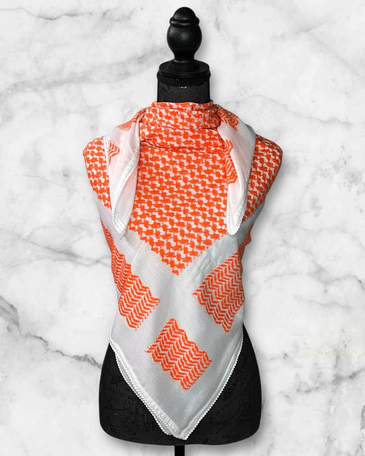 Classic Authentic keffiyehs and unique colored keffiyehs