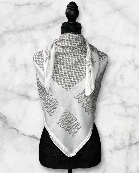 Classic Authentic keffiyehs and unique colored keffiyehs