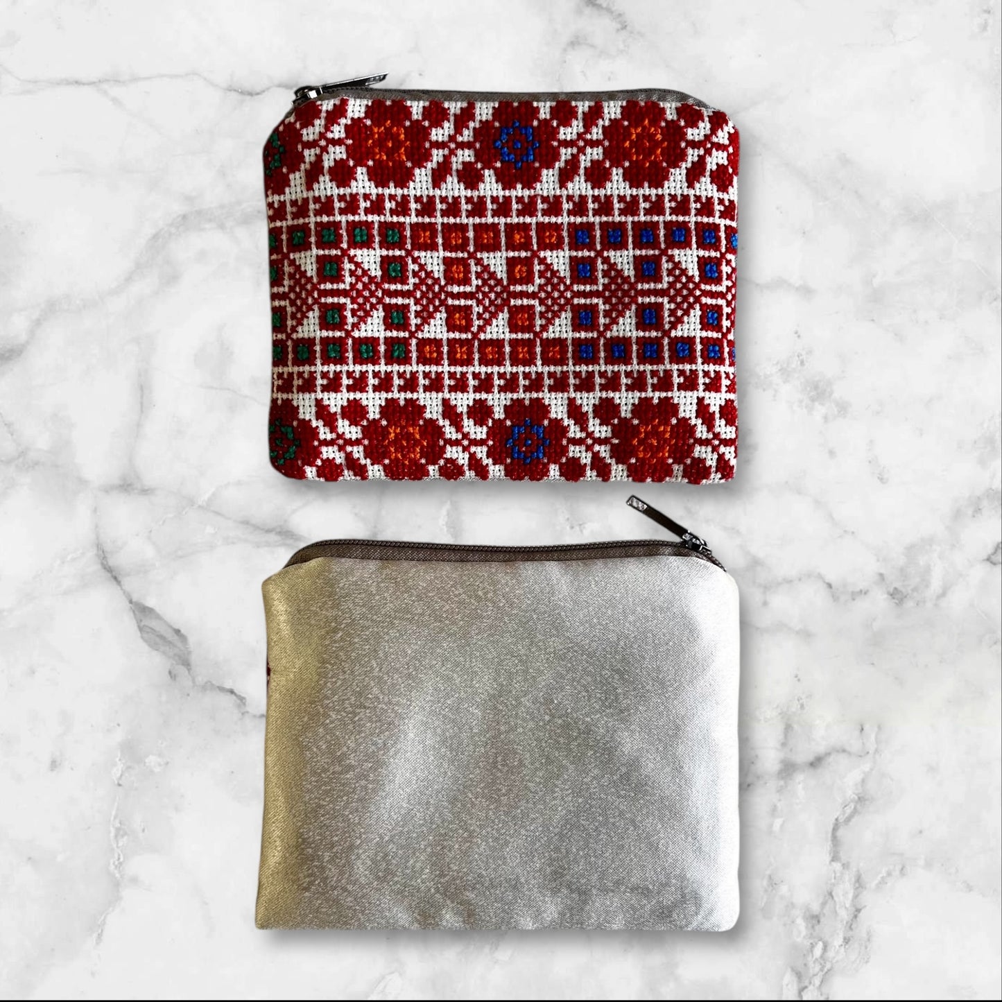 Handmade Palestinian Embroidered (tatreez) Clutch Bags