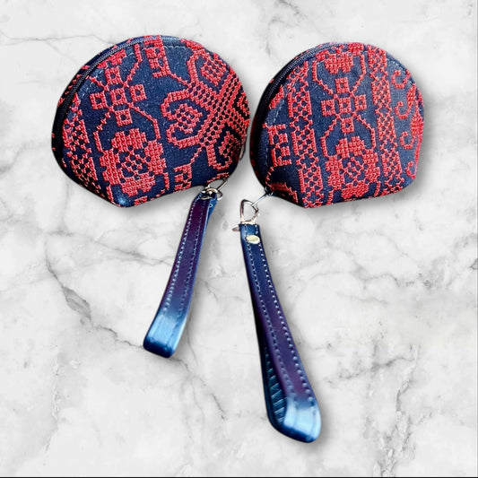 Authentic Palestinian Embroidered (tatreez) Coin Pouches