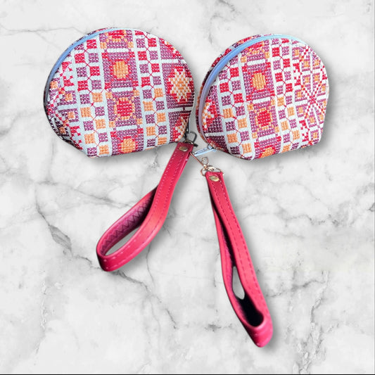 Authentic Palestinian Embroidered (tatreez) Coin Pouches