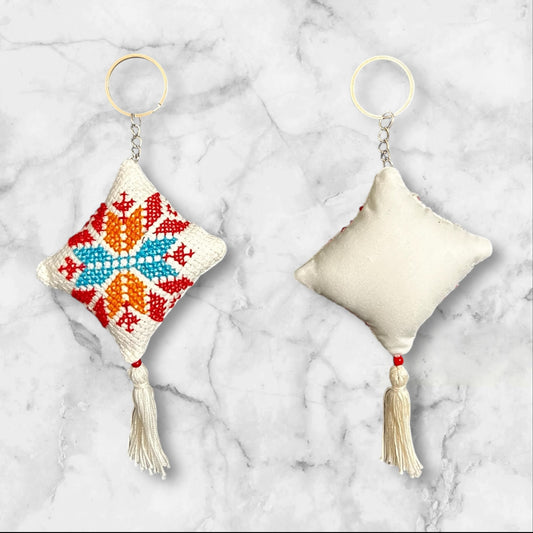 Handmade Embroidered (tatreez) Keychain Decorations