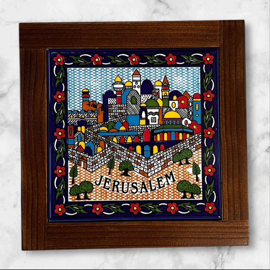 Handmade Palestinian Ceramic Plates & Framed Tiles