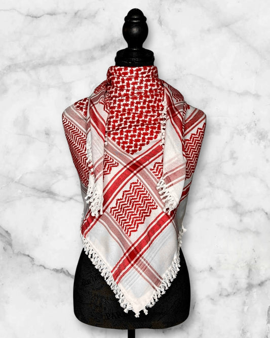 Classic Authentic keffiyehs and unique colored keffiyehs