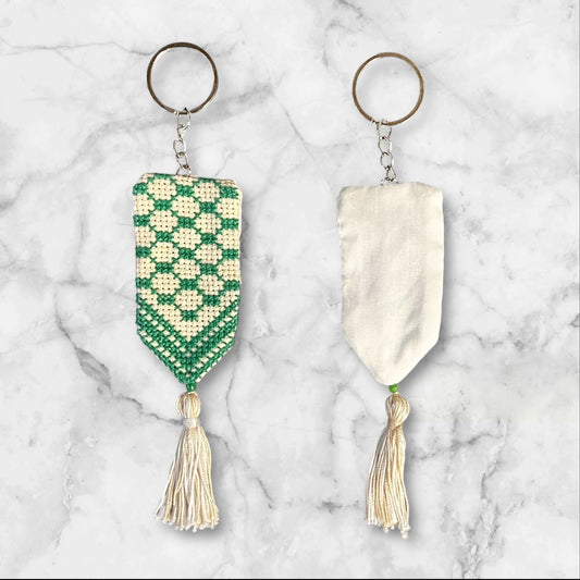 Handmade Embroidered (tatreez) Keychain Decorations