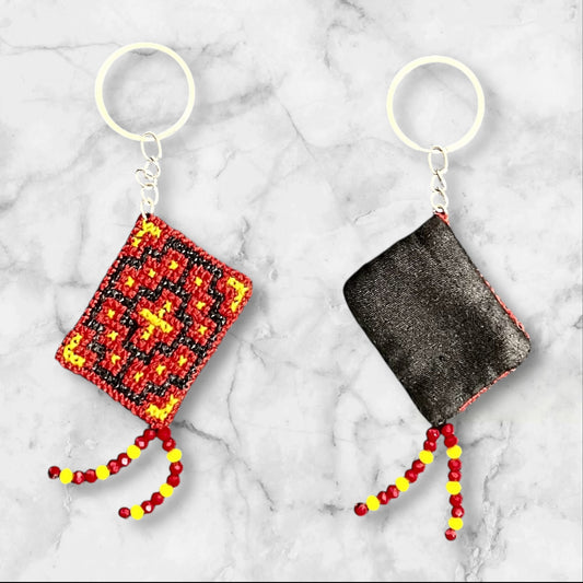 Handmade Embroidered (tatreez) Keychain Decorations