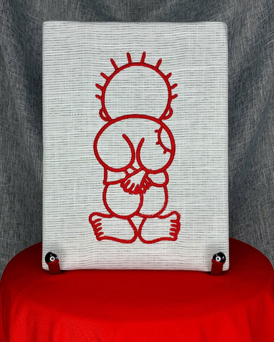 Palestinian Embroidered Fabric Artwork