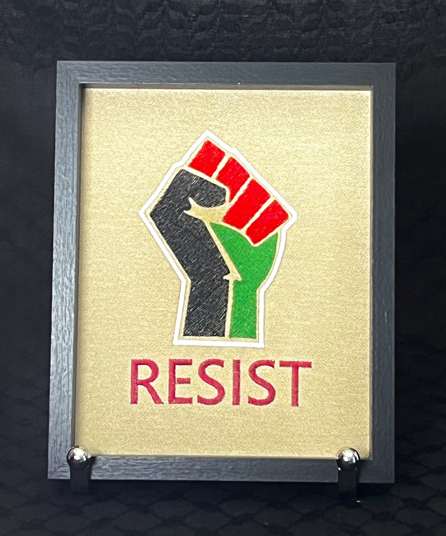 Framed Palestinian Embroidery