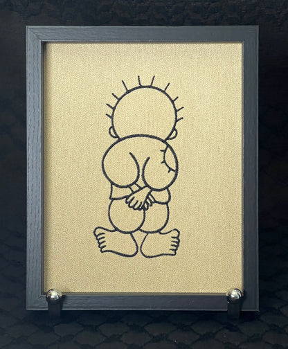 Framed Palestinian Embroidery
