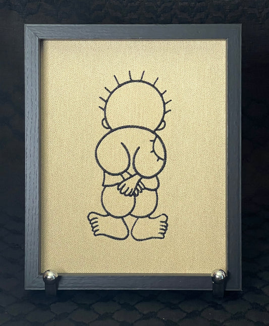 Framed Palestinian Embroidery