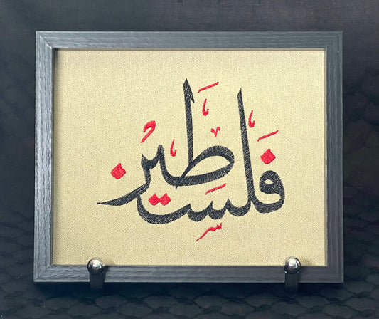 Framed Palestinian Embroidery