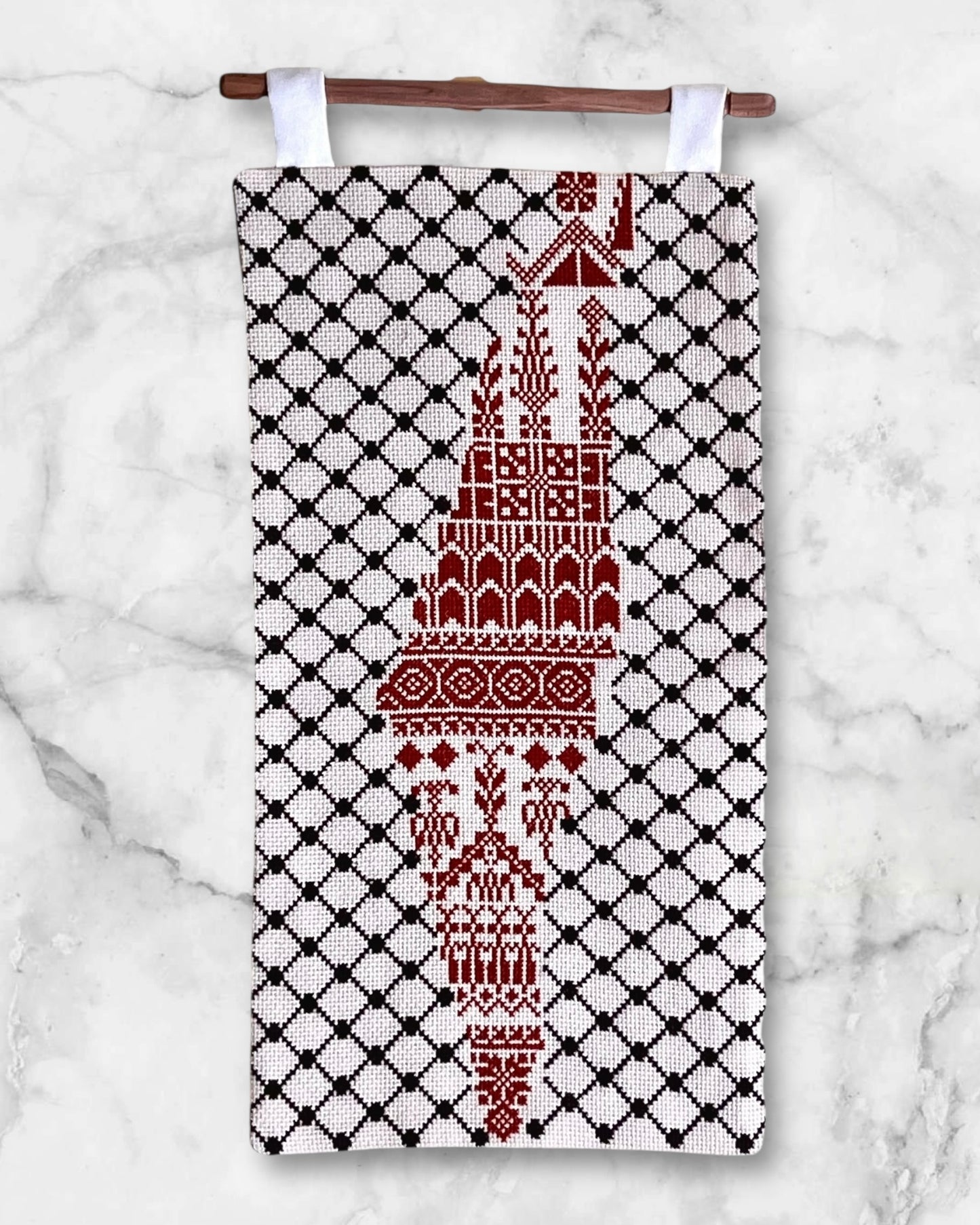 Handmade Palestinian Tatreez Wall Hanging