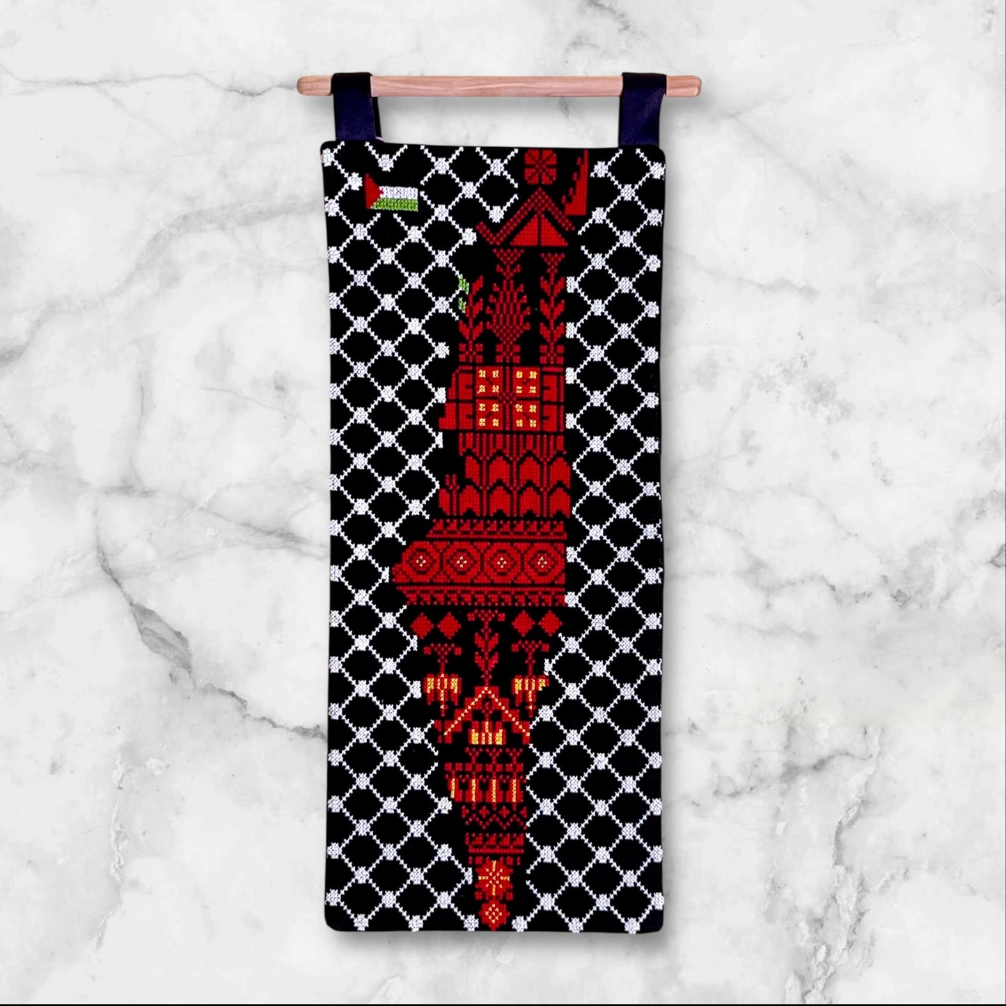 Handmade Palestinian Tatreez Wall Hanging