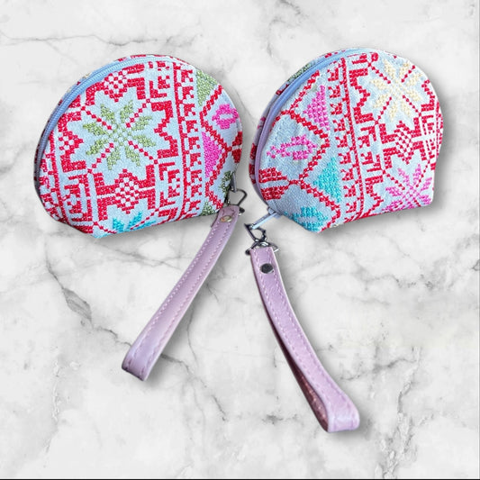 Authentic Palestinian Embroidered (tatreez) Coin Pouches