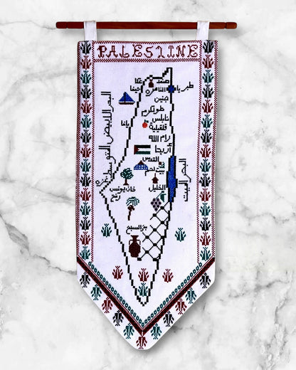 Handmade Palestinian Tatreez Wall Hanging