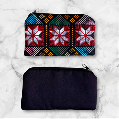 Handmade Palestinian Embroidered (tatreez) Clutch Bags