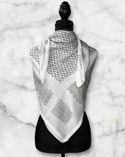 Classic Authentic keffiyehs and unique colored keffiyehs