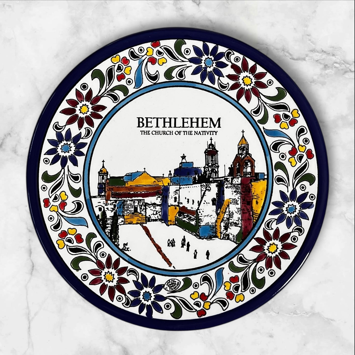 Handmade Palestinian Ceramic Plates & Framed Tiles