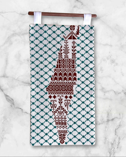 Handmade Palestinian Tatreez Wall Hanging