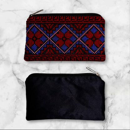 Handmade Palestinian Embroidered (tatreez) Clutch Bags