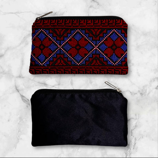 Handmade Palestinian Embroidered (tatreez) Clutch Bags