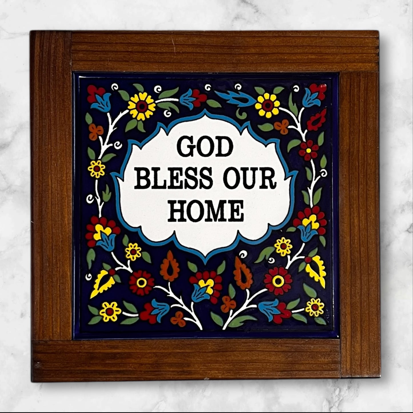 Handmade Palestinian Ceramic Plates & Framed Tiles