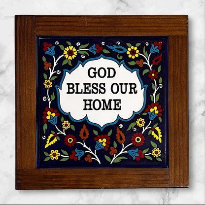 Handmade Palestinian Ceramic Plates & Framed Tiles