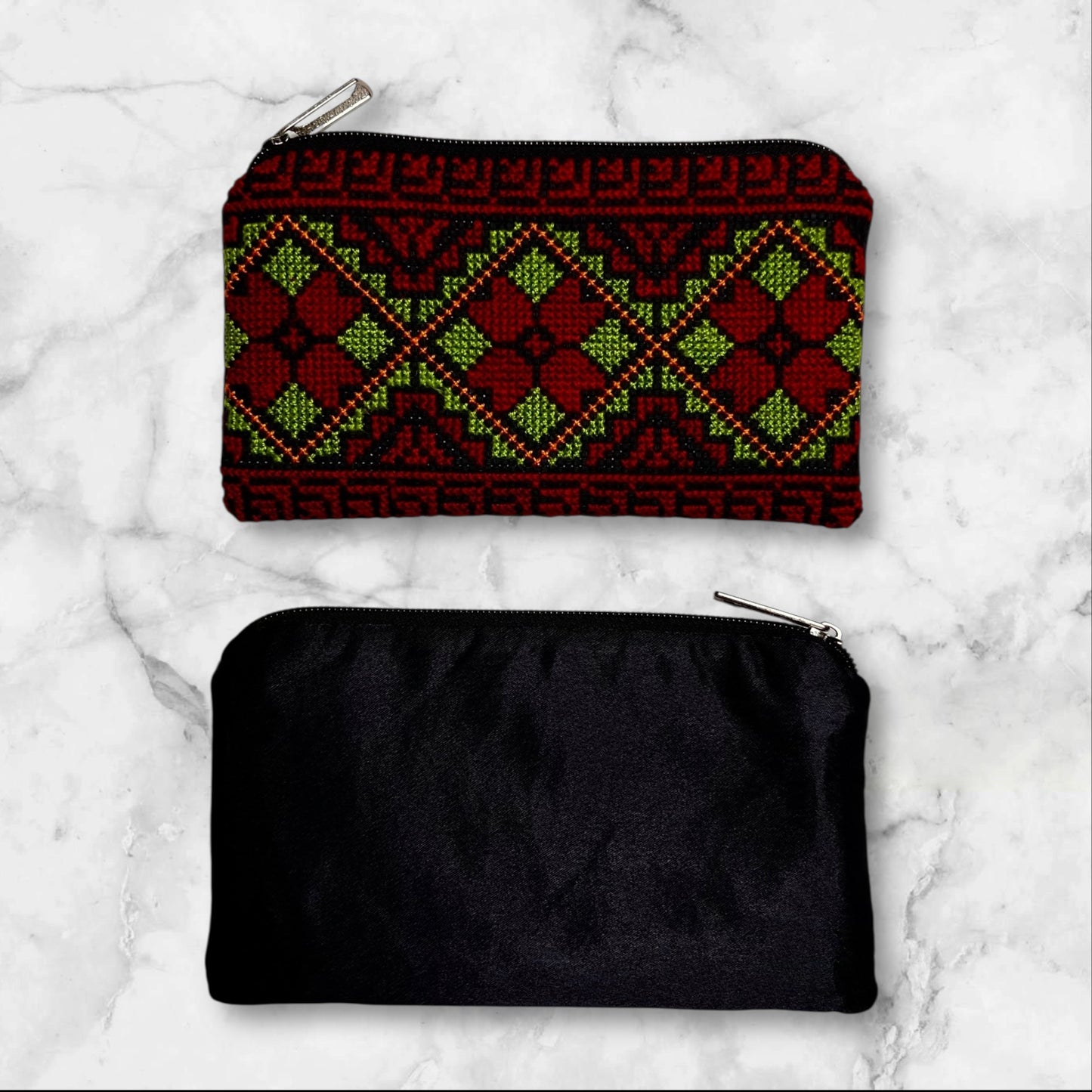 Handmade Palestinian Embroidered (tatreez) Clutch Bags