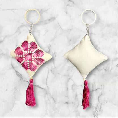Handmade Embroidered (tatreez) Keychain Decorations