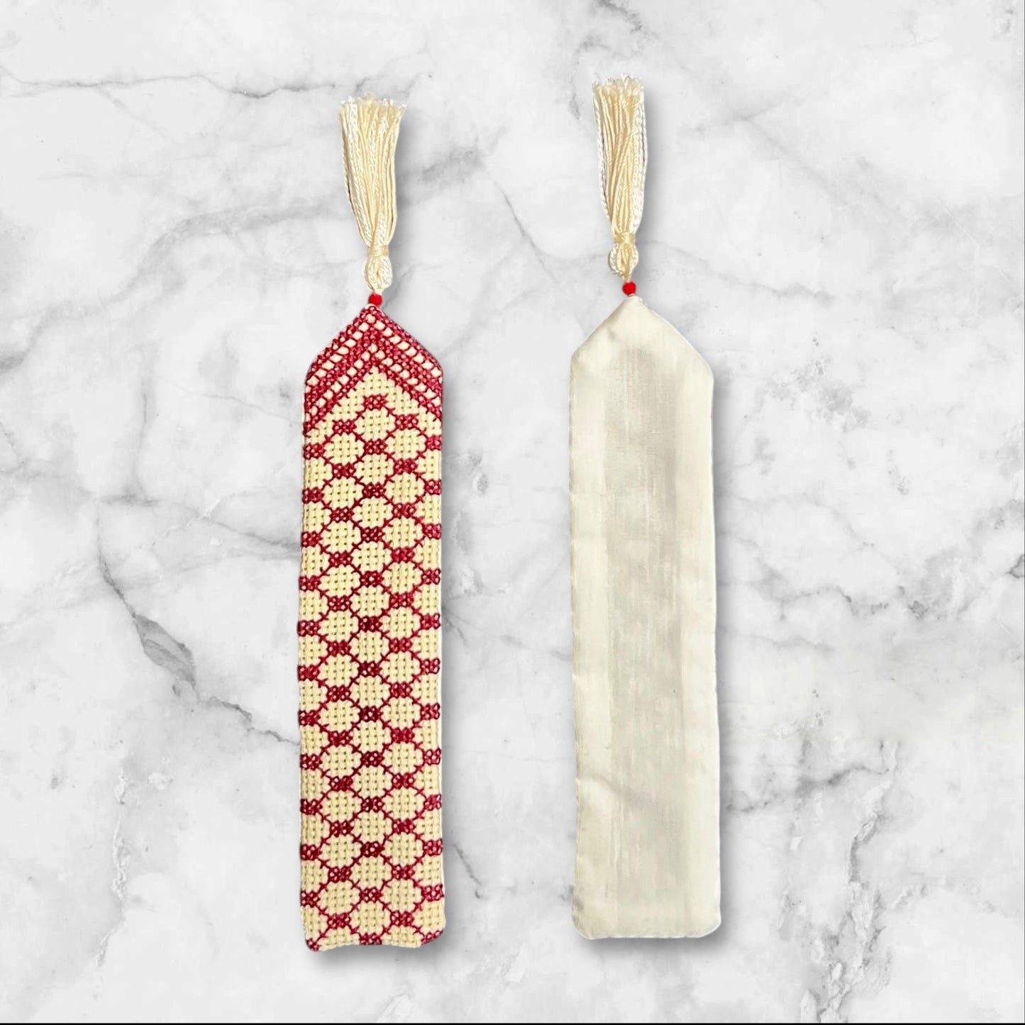 Handmade Embroidered (tatreez) Bookmarks