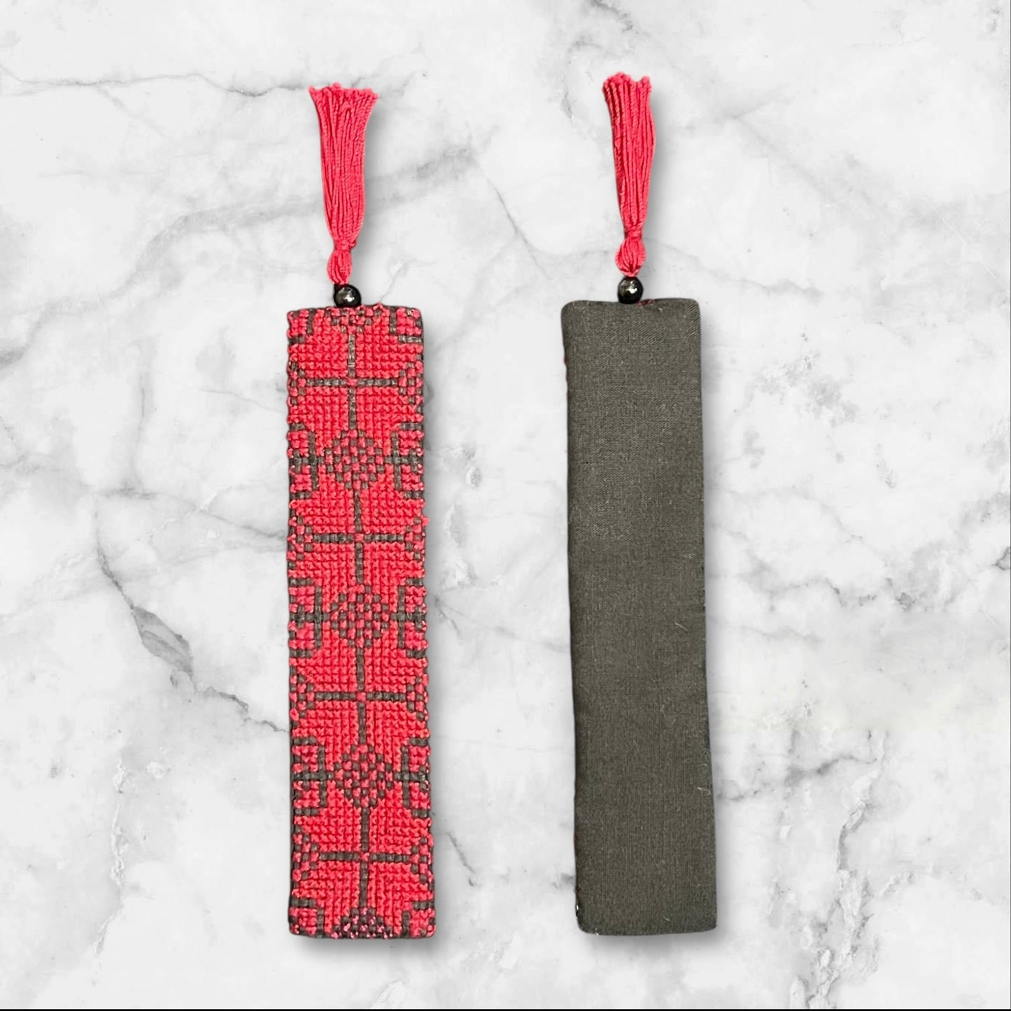 Handmade Embroidered (tatreez) Bookmarks