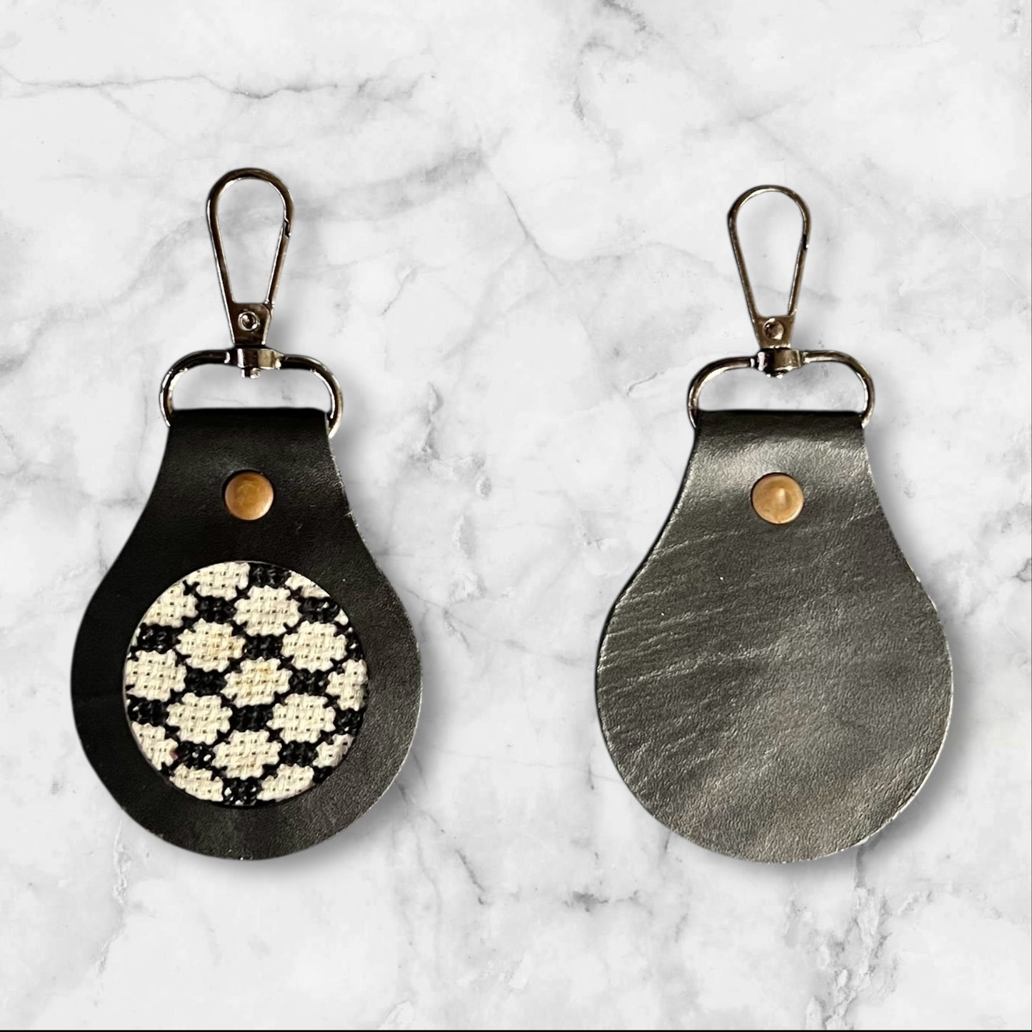 Handmade Embroidered (tatreez) Keychain Decorations