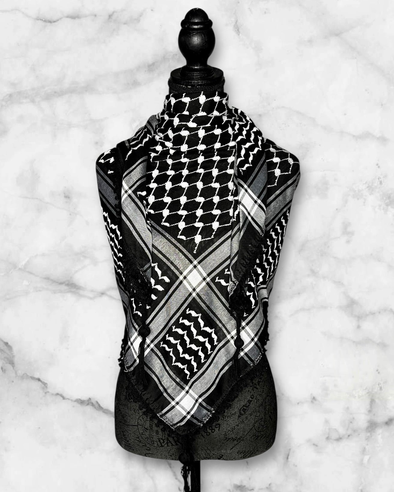 Classic Authentic keffiyehs and unique colored keffiyehs