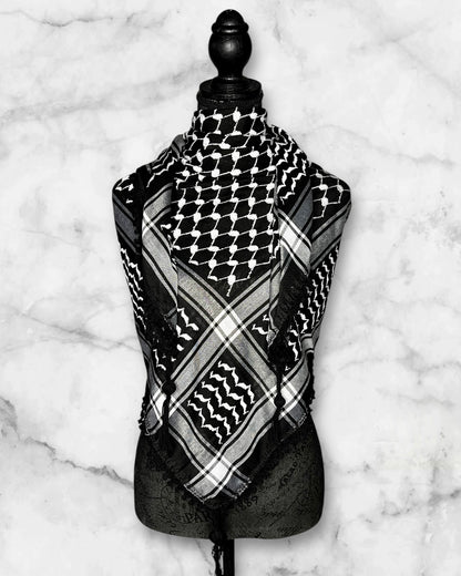 Classic Authentic keffiyehs and unique colored keffiyehs