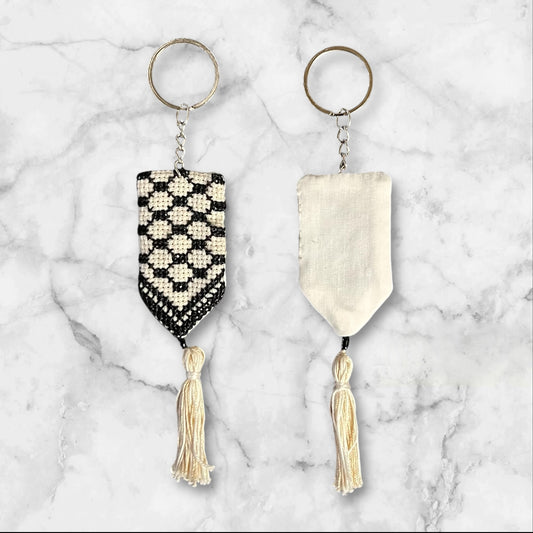 Handmade Embroidered (tatreez) Keychain Decorations
