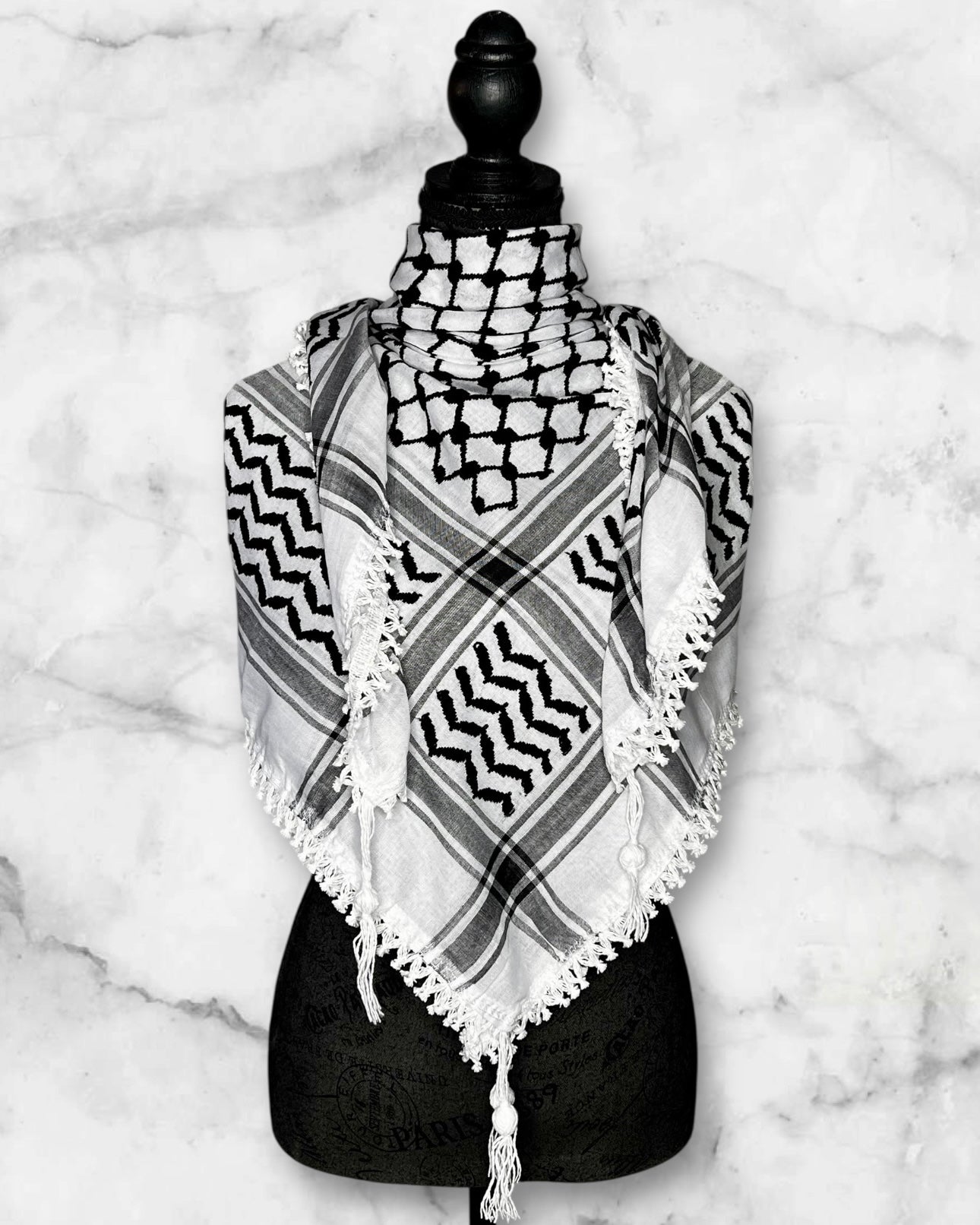 Classic Authentic keffiyehs and unique colored keffiyehs