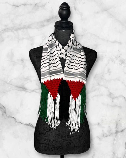 Unique keffiyeh short scarf