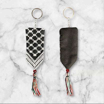 Handmade Embroidered (tatreez) Keychain Decorations