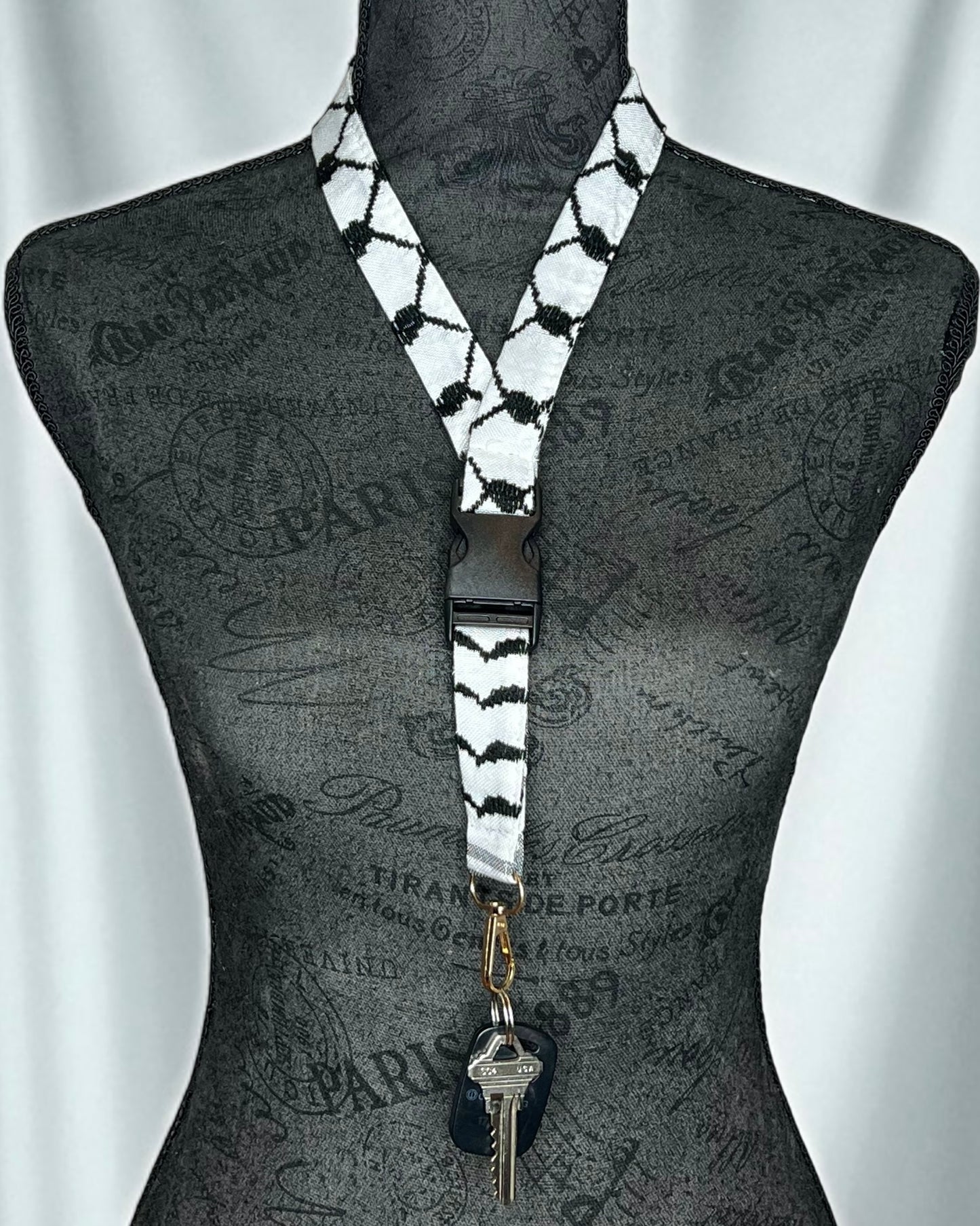 Keffiyeh & Tatreez Lanyards